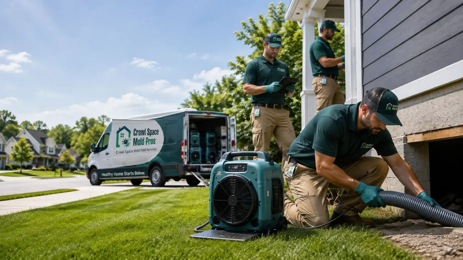 Crawl Space Mold Removal in Atlantic, PA